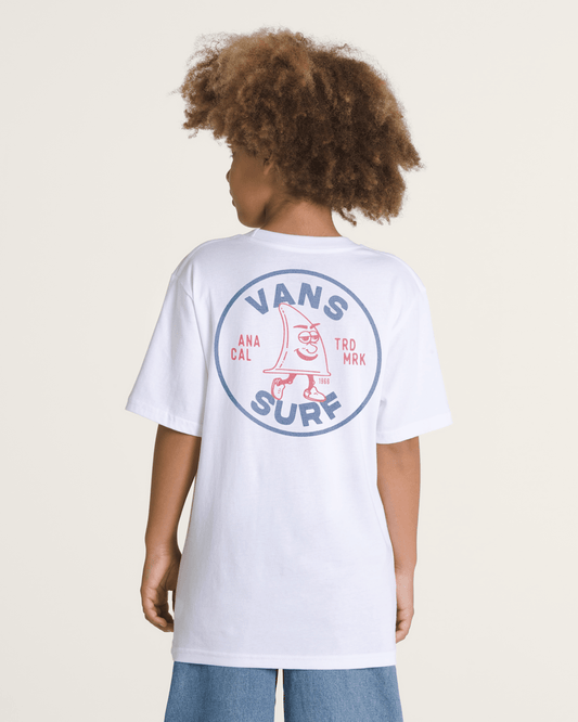 Kids Huck Fin T-Shirt in White | Vans on sale