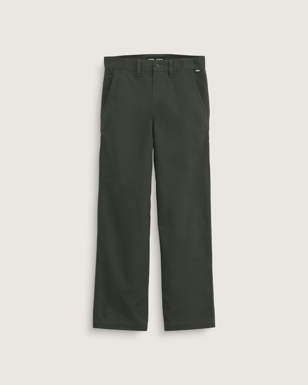 Kids Authentic Chino Loose Pants in Dried Kelp Green | Vans discount