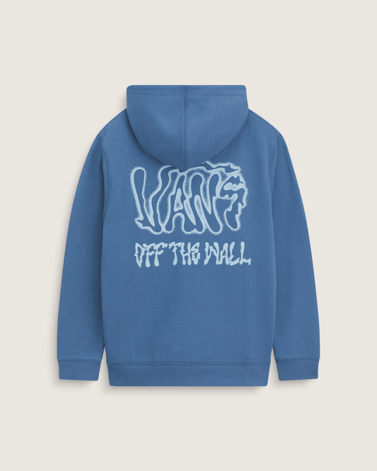 Kids Rippled Zip Hoodie in True Navy Blue | Vans near me