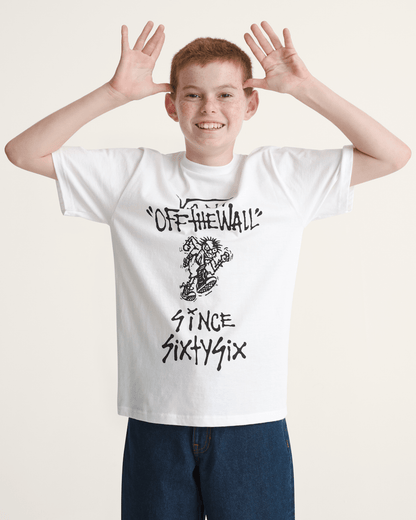 Kids Let Loose T-Shirt in White | Vans sale