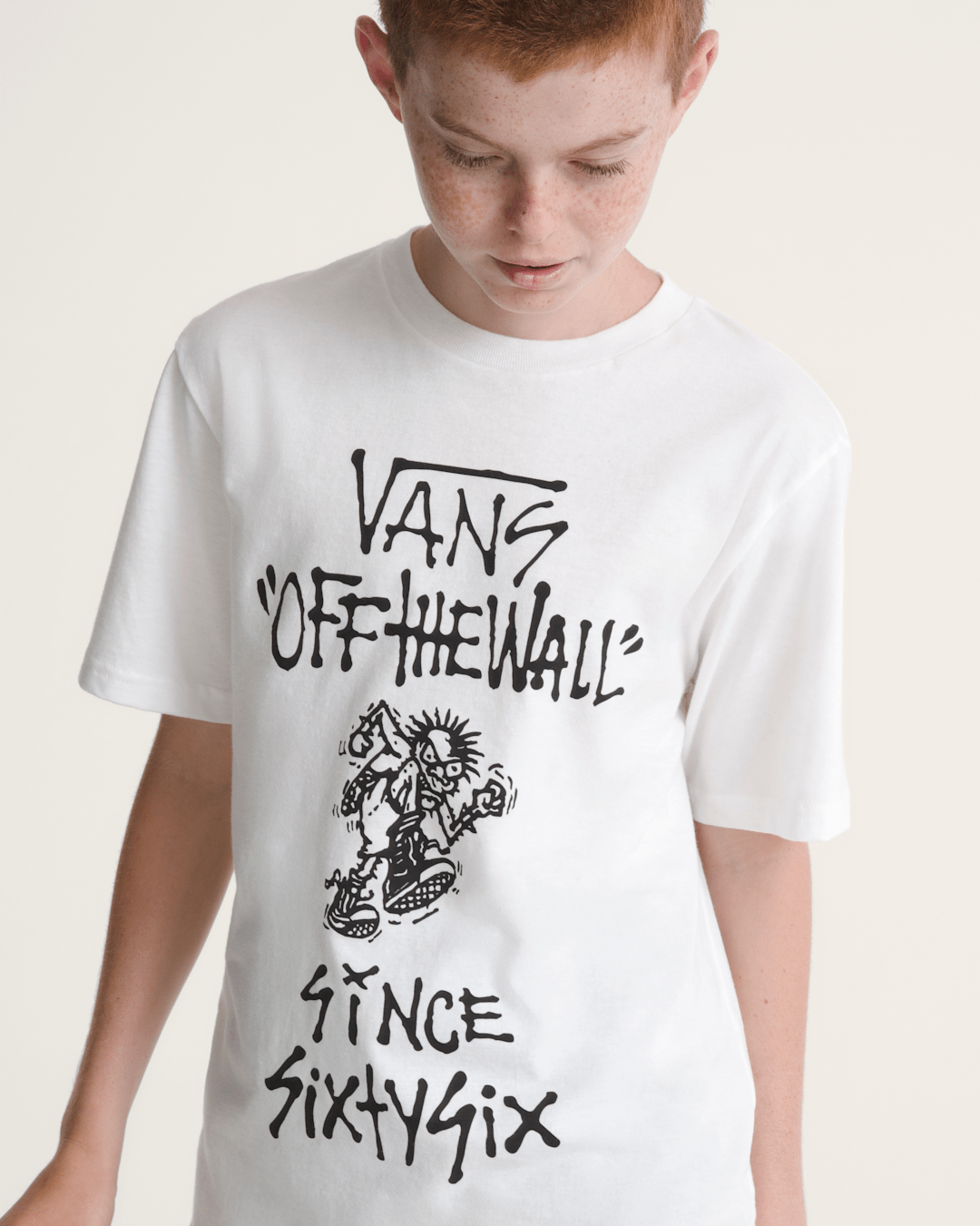 Kids Let Loose T-Shirt in White | Vans sale