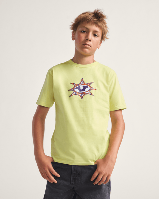 Kids Star Checker T-Shirt in Canary Yellow | Vans online