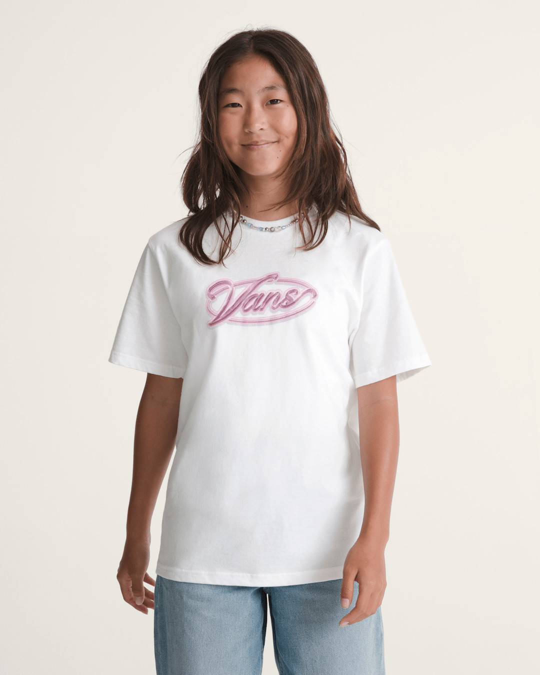 Kids Cloud Rush T-Shirt in White | Vans near me