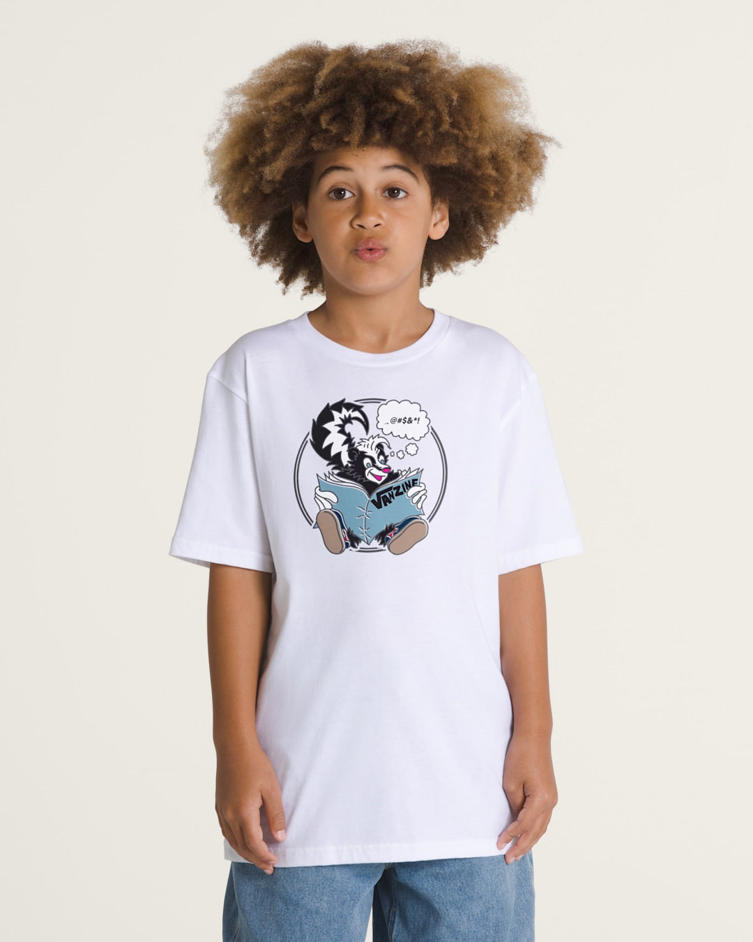Kids Stinkin Reading T-Shirt in White | Vans outlet