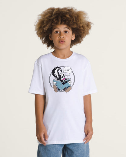 Kids Stinkin Reading T-Shirt in White | Vans outlet