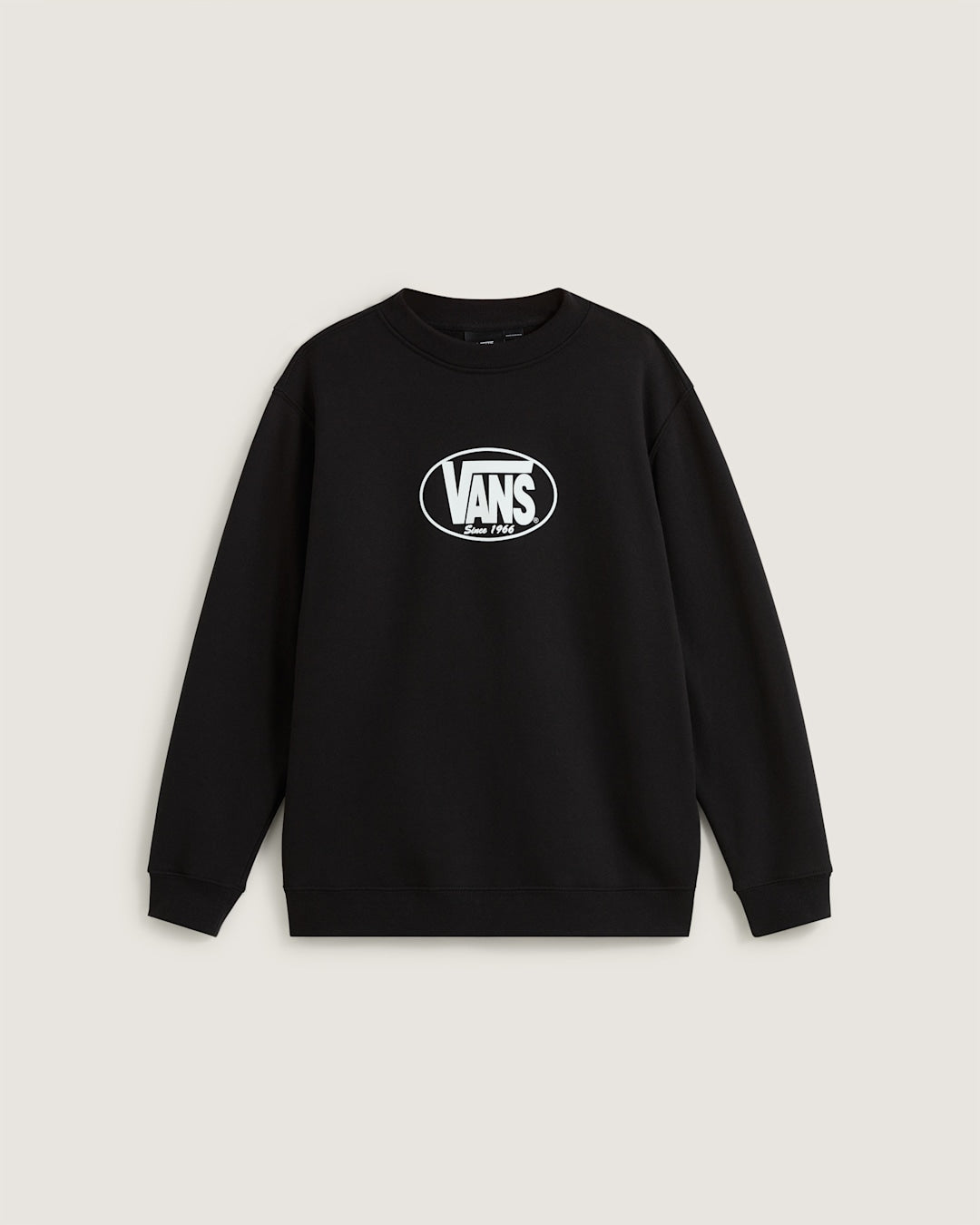 Kids Classic Oval Crew Sweatshirt in Black | Vans on sale