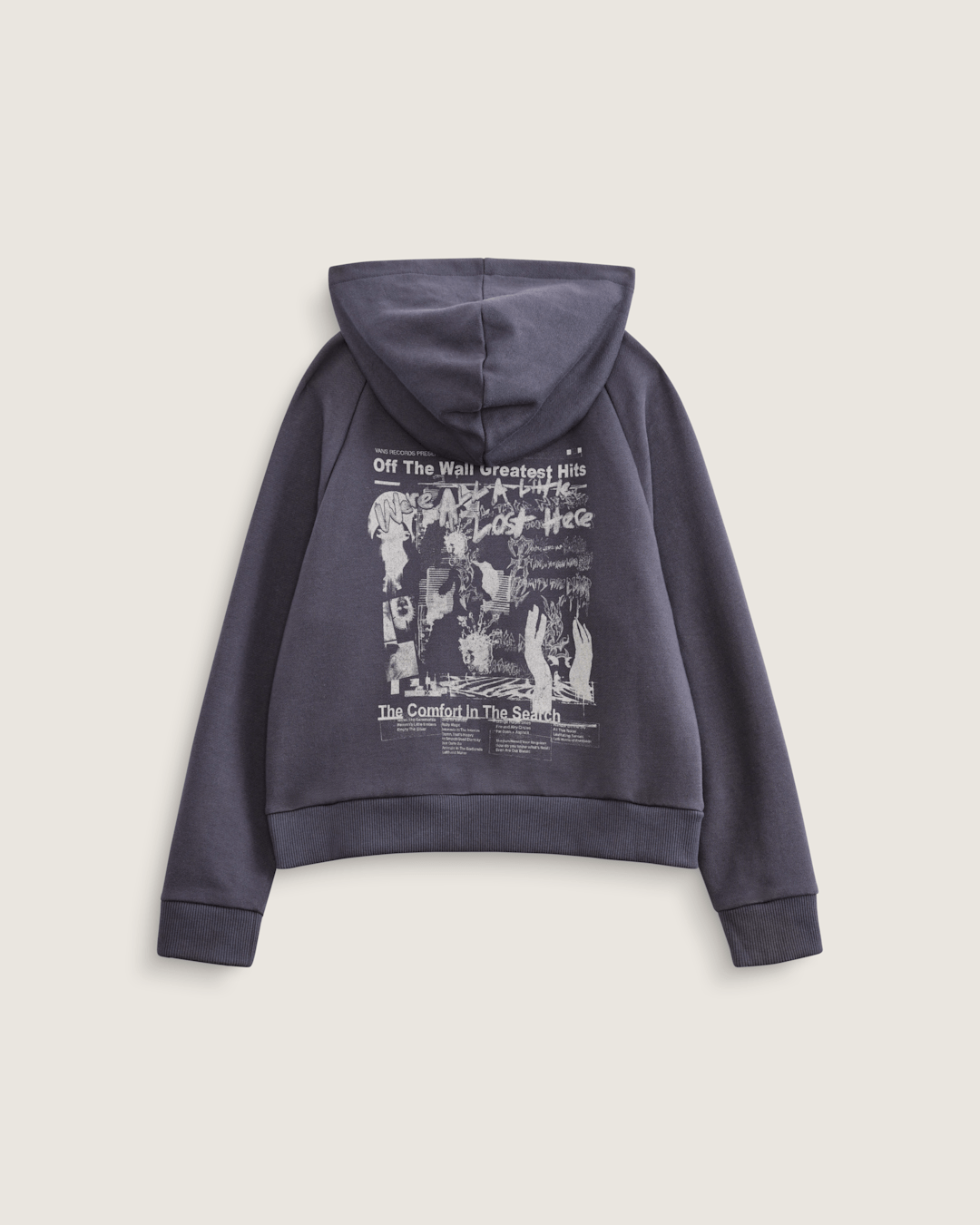 Kids Greatest Hits Zip Hoodie in Asphalt Grey | Vans discount