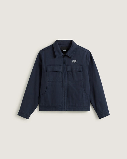 Kids Mcavoy Zip Station Jacket in Parisian Night Blue | Vans on sale