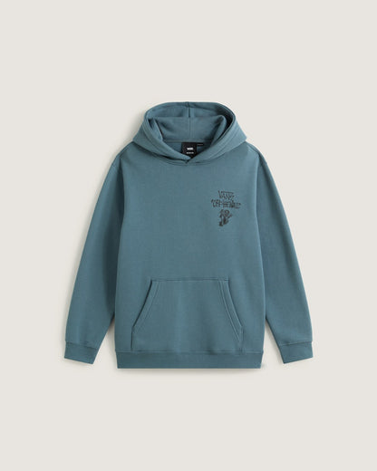 Kids Let Loose Pullover Hoodie in Stormy Weather Black | Vans near me