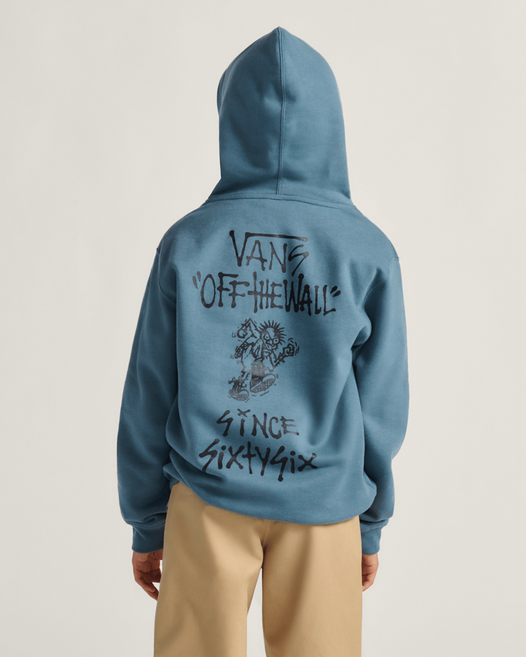 Kids Let Loose Pullover Hoodie in Stormy Weather Black | Vans near me