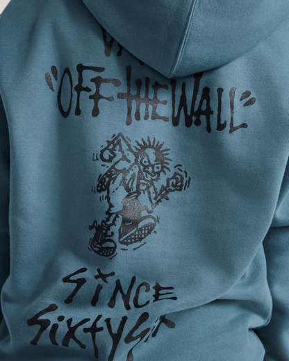 Kids Let Loose Pullover Hoodie in Stormy Weather Black | Vans near me