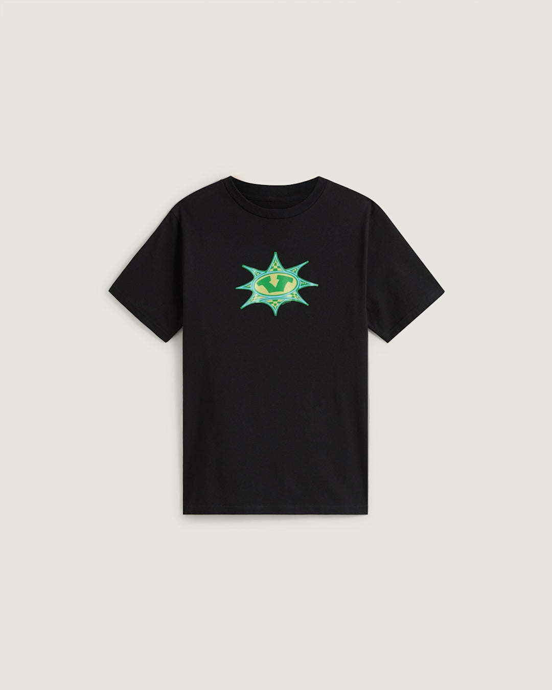 Kids Star Checker T-Shirt in Black | Vans on sale