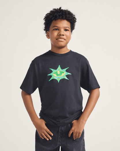 Kids Star Checker T-Shirt in Black | Vans on sale
