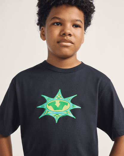 Kids Star Checker T-Shirt in Black | Vans on sale