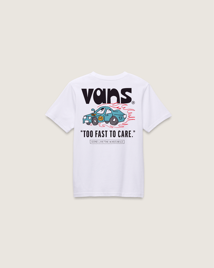 Little Kids Too Fast T-Shirt in White | Vans sale