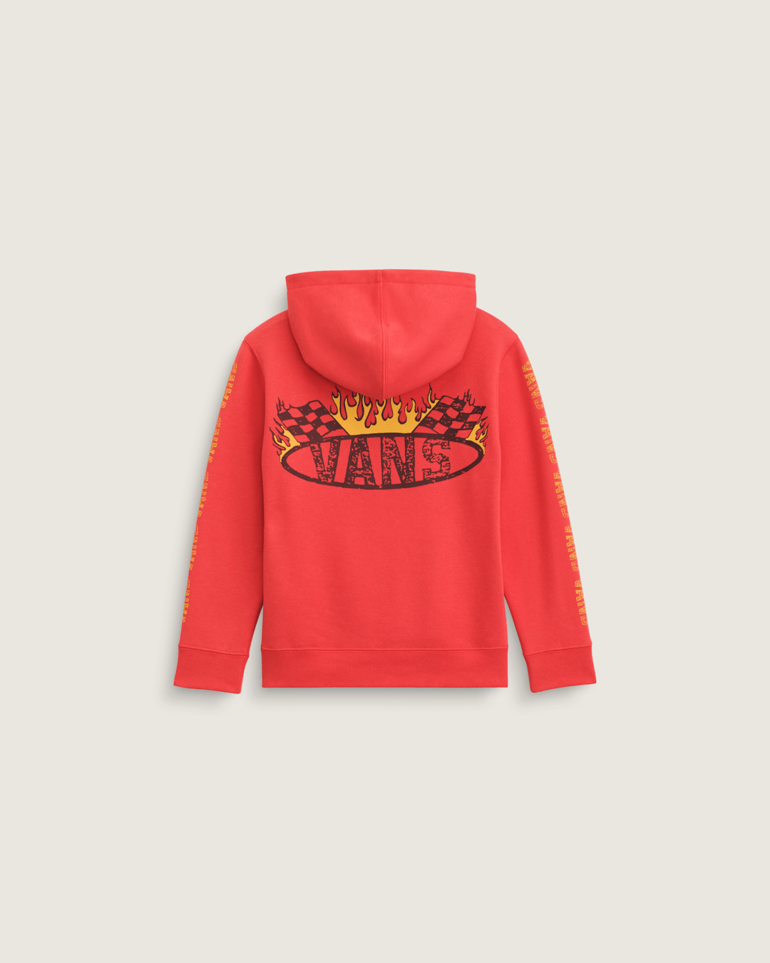 Little Kids Racing Flames Pullover Hoodie in Crimson Haze Red | Vans online