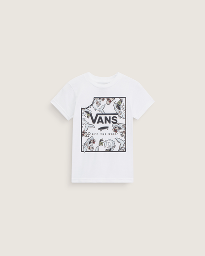 Kids Little Kids Shark Bite T-Shirt in White | Vans outlet