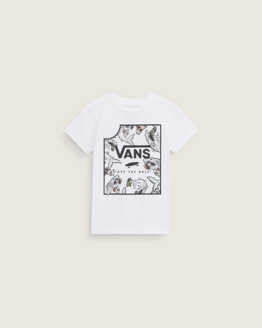 Kids Little Kids Shark Bite T-Shirt in White | Vans outlet