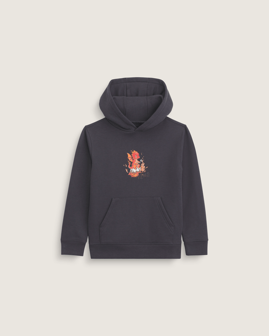 Little Kids Dragon Elements Pullover Sweatshirt in Charcoal Grey | Vans discount