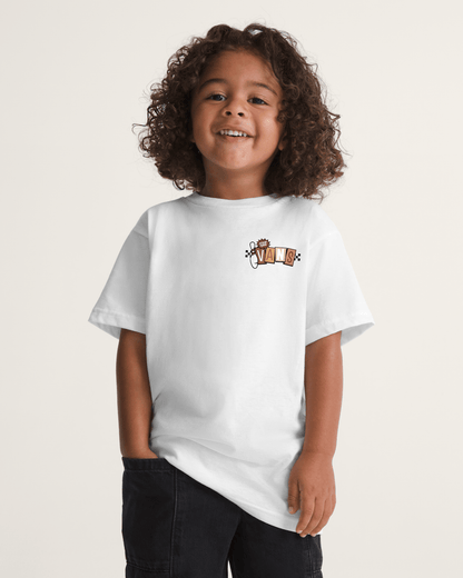 Little Kids Let's Split T-Shirt in White | Vans outlet