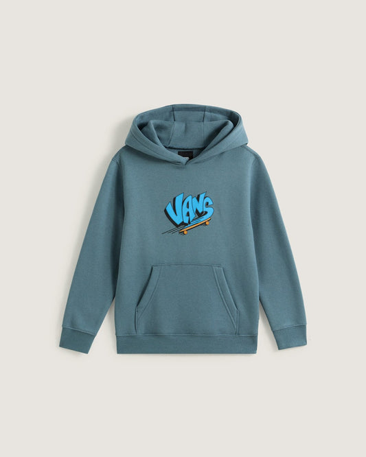 Little Kids Vans Sk8 Pullover Hoodie in Stormy Weather Black | Vans near me