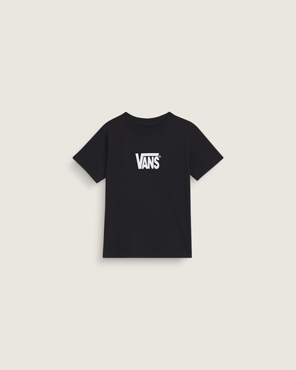 Little Kids Stretch Logo T-Shirt in Black | Vans sale