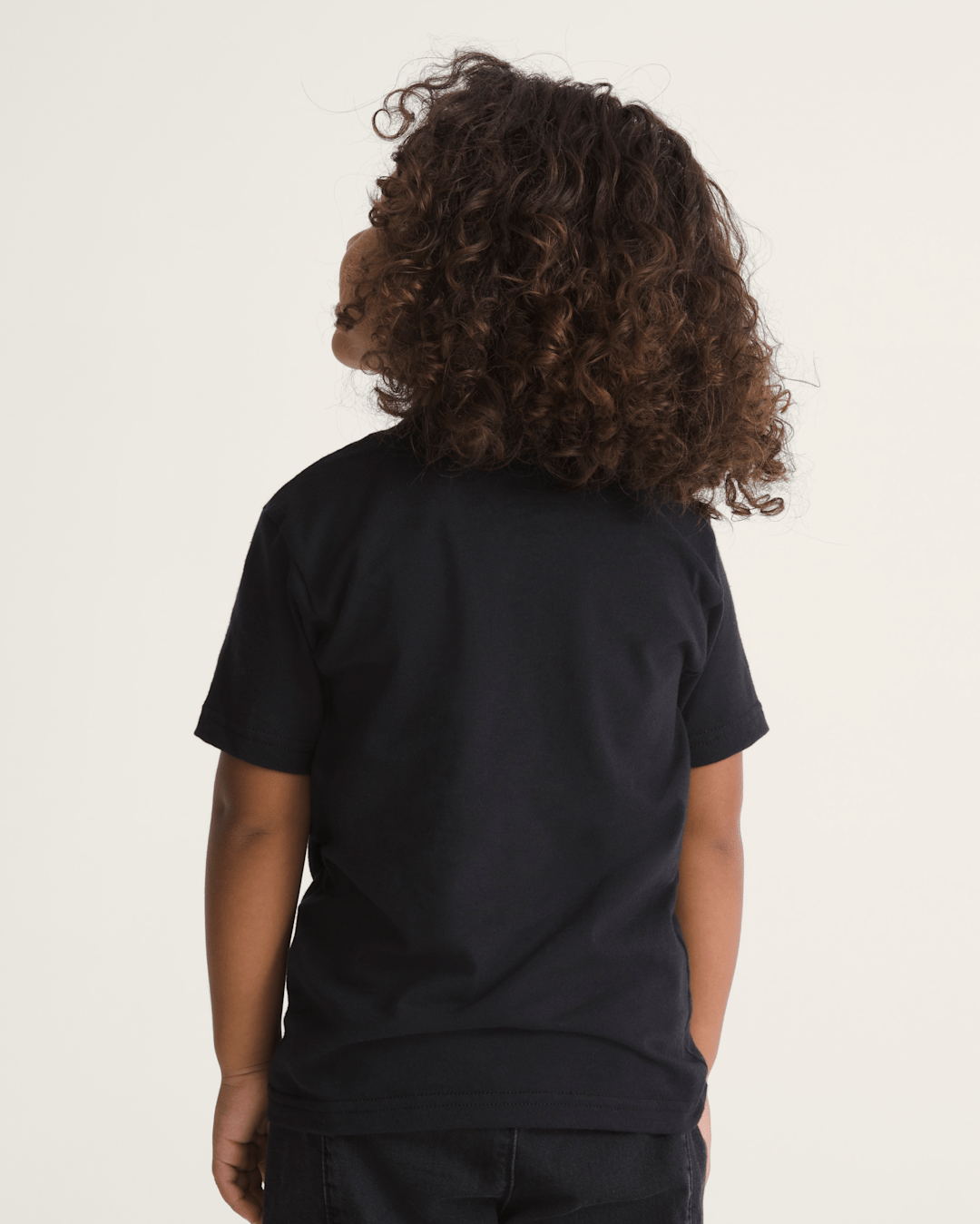 Little Kids Stretch Logo T-Shirt in Black | Vans sale