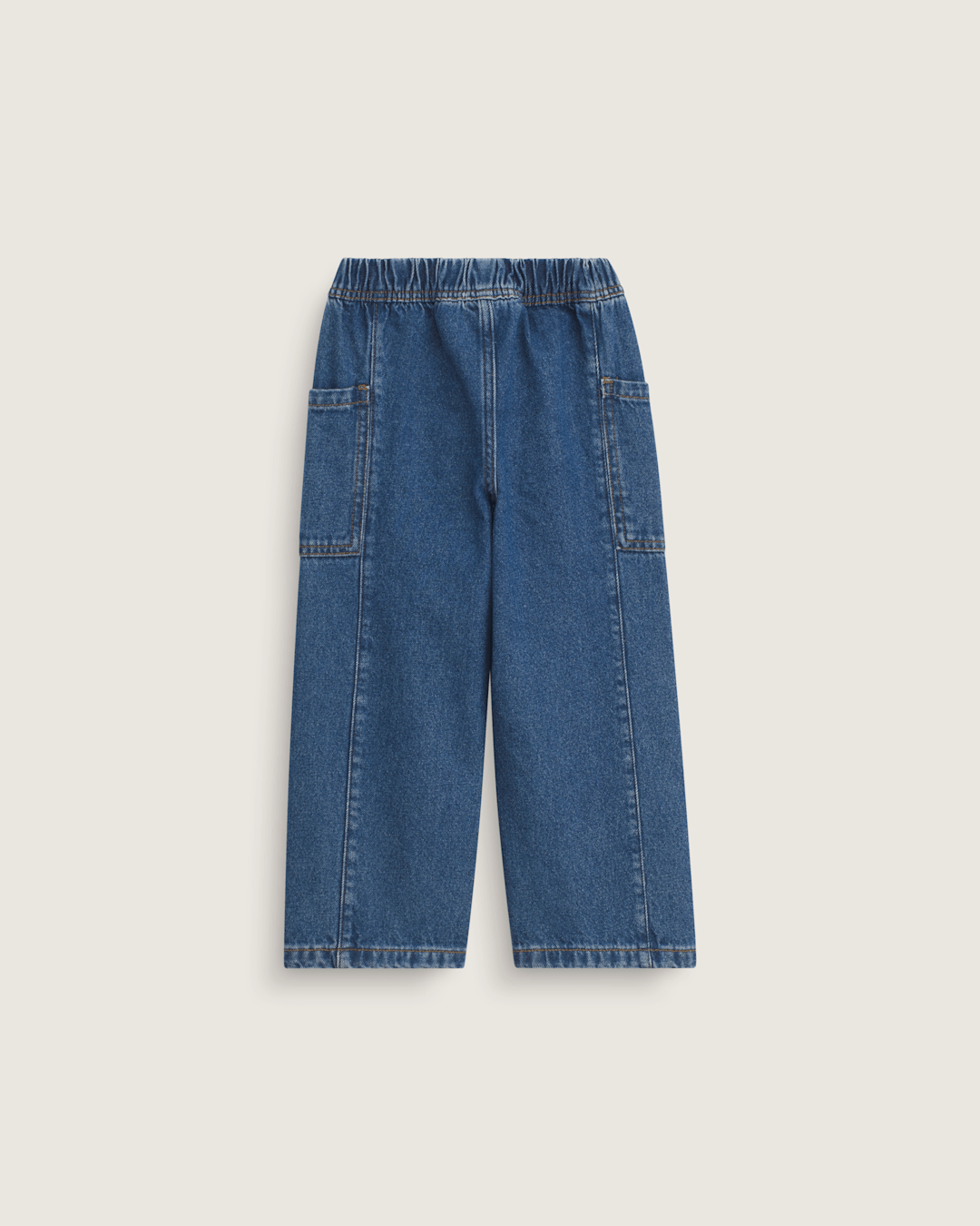 Little Kids Naithin 2.0 Elastic Waist Denim Pants in Vintage Indigo Blue | Vans on sale