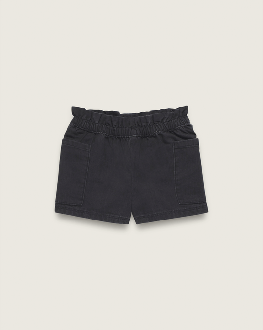 Little Kids Joy Ruffled Shorts in Black | Vans outlet