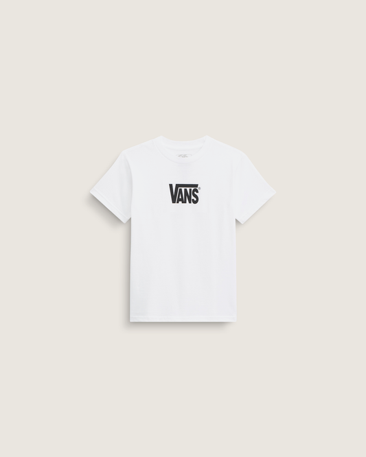 Little Kids Stretch Logo T-Shirt in White | Vans sale