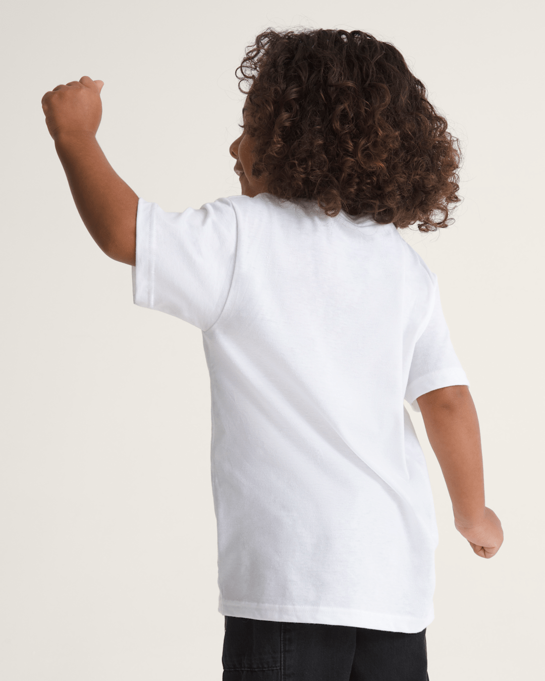 Little Kids Stretch Logo T-Shirt in White | Vans sale