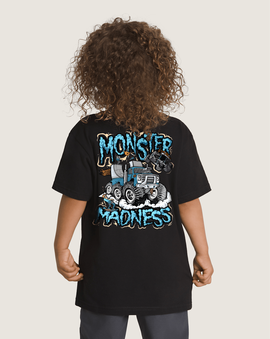 Little Kids Monster Madness T-Shirt in Black | Vans on sale
