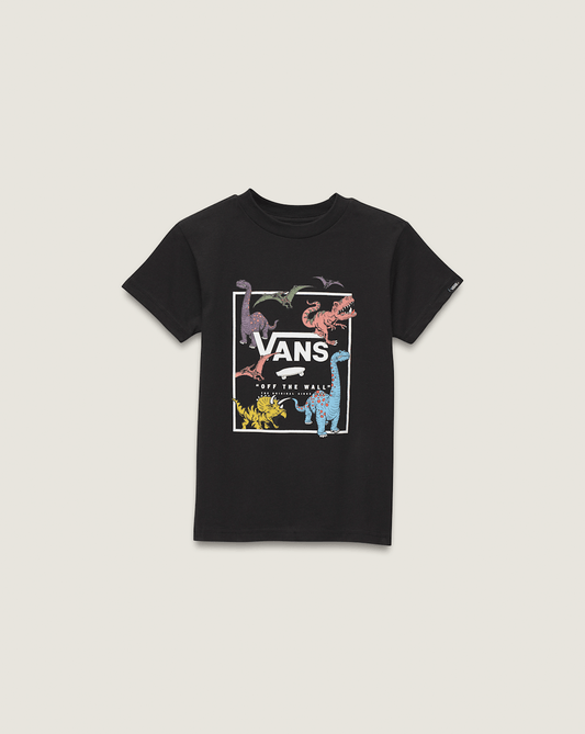 Little Kids Glow Dino T-Shirt in Black | Vans online