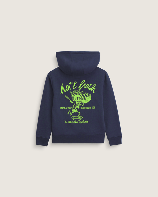 Little Kids Hot and Fresh Pullover Sweatshirt in Parisian Night Blue | Vans sale