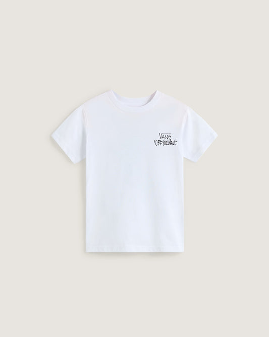 Little Kids Stomper T-Shirt in White | Vans online