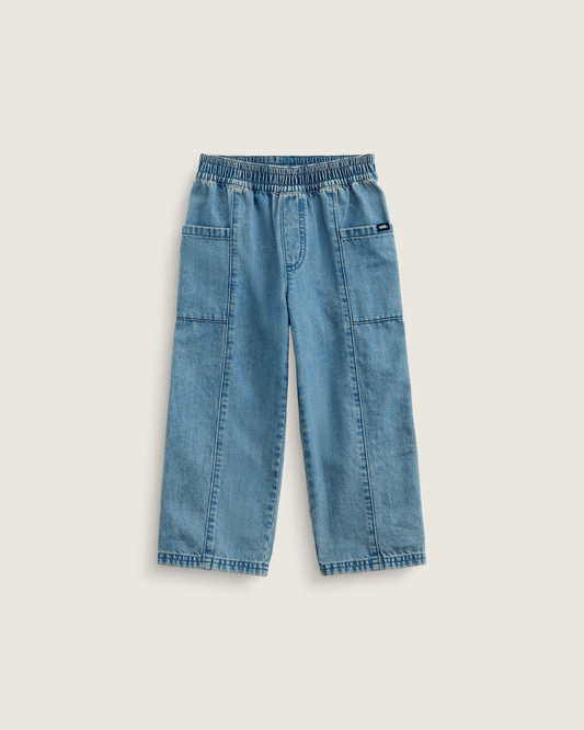 Little Kids Naithin Denim Pants in Stonewash Blue | Vans outlet