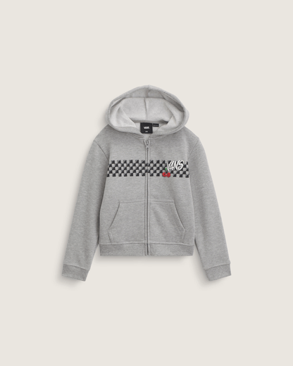 Little Kids Checker Cherries Pullover Hoodie in Cement Heather Grey | Vans sale