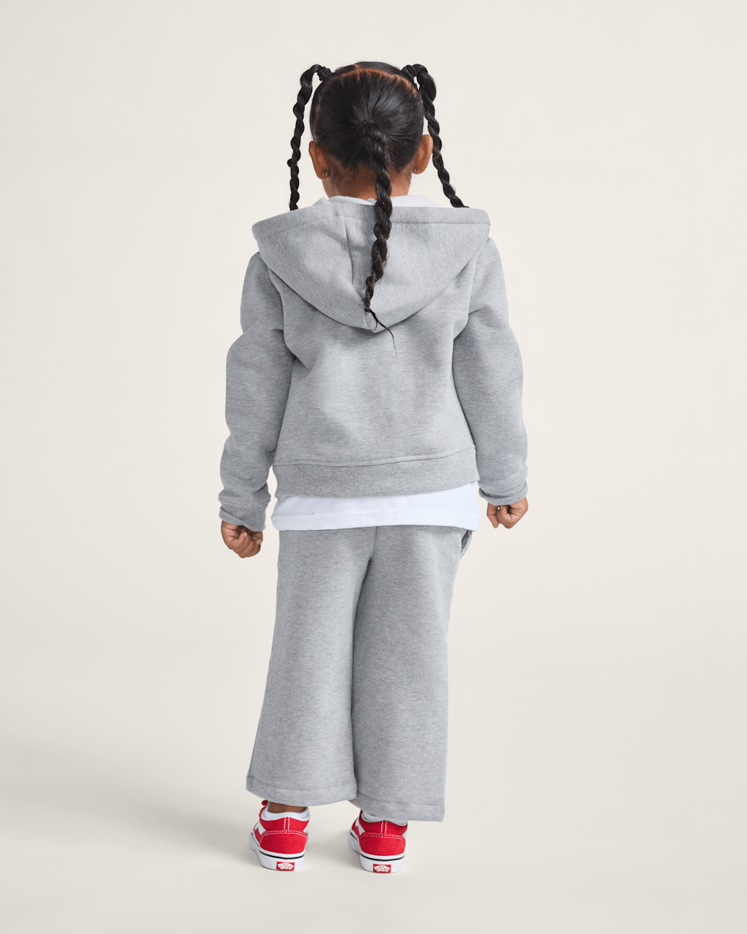 Little Kids Checker Cherries Pullover Hoodie in Cement Heather Grey | Vans sale