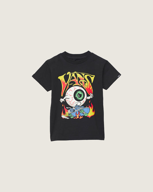 Little Kids Eyeball T-Shirt in Black | Vans online
