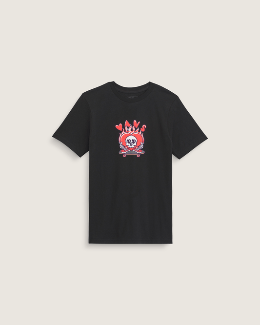 Kids Wheely Love Vans T-Shirt in Black | Vans sale