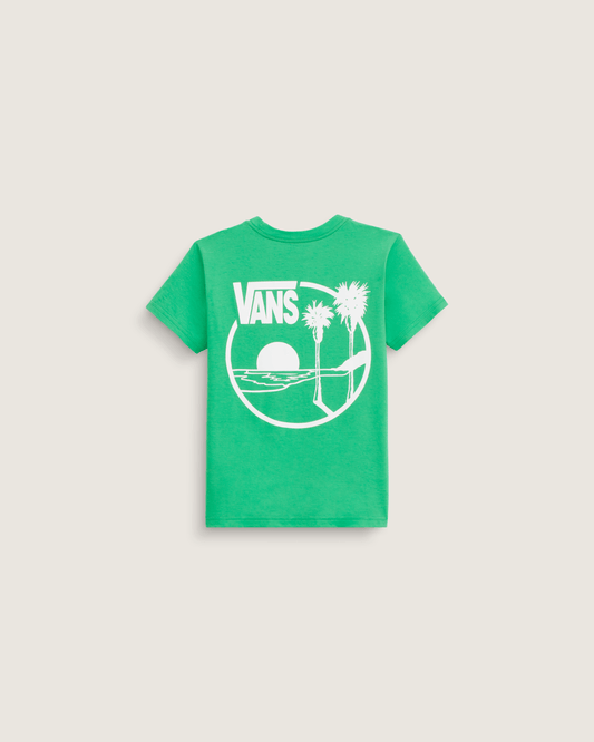 Little Kids Sano T-Shirt in Vivid Verdant Green | Vans online