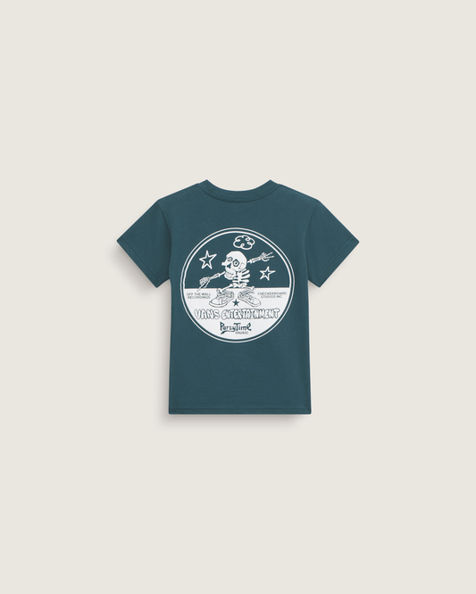 Little Kids Vans Entertainment T-Shirt in Mossy Olive Green | Vans outlet