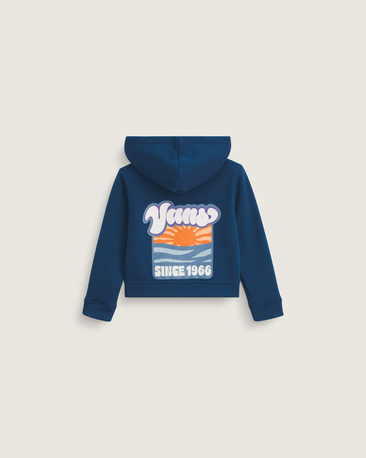 Little Kids Sundip Zip Hoodie in Deep Indigo Blue | Vans near me