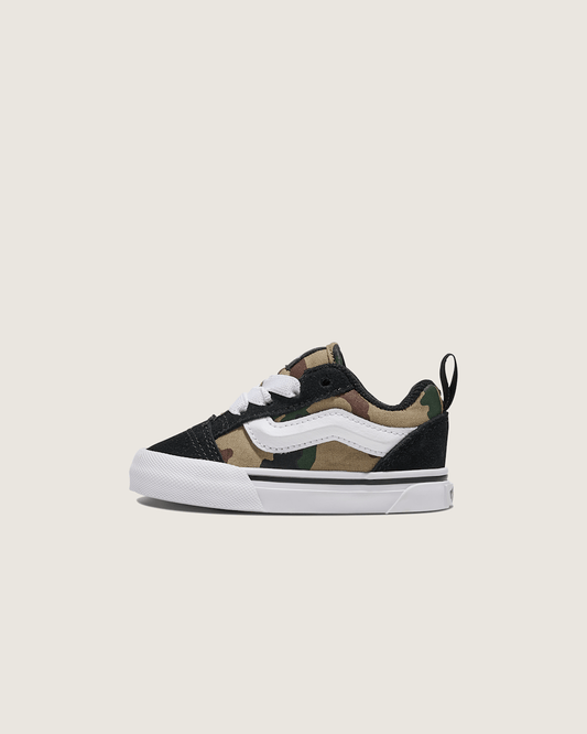 Toddler Knu Skool Shoe in Camo Jungle Green | Vans outlet